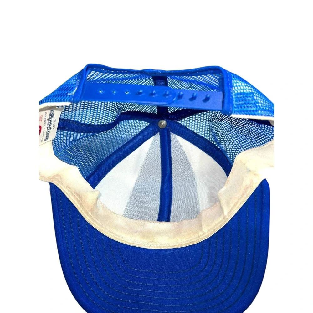 Vintage Chicago Cubs MLB Snapback MADE IN USA Adjustable Mesh Back Trucker‎ Hat